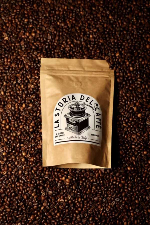 Monaco, pack de café, produit de La Storia del Caffè